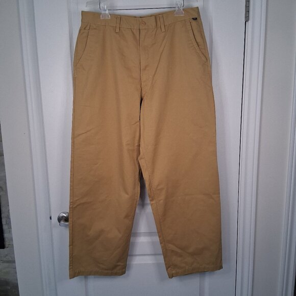 Vans Authentic Chino Men's 36x31.5 Straight Gold Baggy Skater Streetwear - Picture 1 of 6